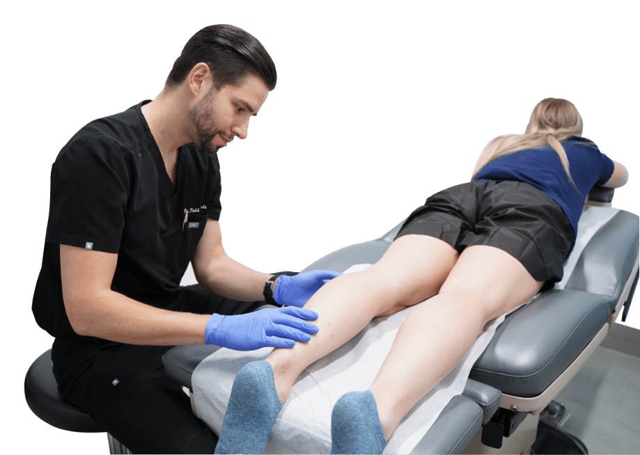Dr-Novak-Inspecting-IMG_9775-2 Are you looking for the best vein treatment in Paramus? This article highlights how vein doctors choose the best vein treatments for your specific needs.
